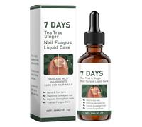 7-Days Tea Tree And Ginger Nail FungusTreatment,30ml Nail Cuticle Oil,Toenail Oil For Finger & Toenail, Liquid Strengthener Formula,For Restoring Health Hand Foot