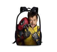 (7) Deadpool And Wolverine Backpack 15inch Spacious School Bag For Students