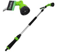 7 Dial Extendable Spray Lance for Garden & Greenhouse - Telescopic Watering Wand with Adjustable Head, Multi Spray Patterns, Ergonomic Grip & Snap-On Hose Connector for Indoor & Outdoor Plant Care