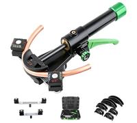 7 Dies Ratchet Hydraulic Pipe Bender Kit, 90° HVAC Refrigeration Tubing Bender for 1/4"-7/8" Tube