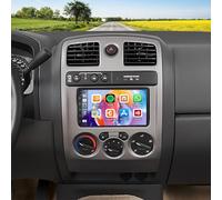 7" Double Din Car Radio Stereo Upgrade for 2004-2012 GMC Canyon Touch Screen Head Unit with Wireless & Wired Carplay Android Auto GPS Navigation/SWC/Backup Camera+MIC,2+32G