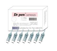 7 × Dr Pen Ultima M8 / M7S Original Replacement Cartridges - 11-Pin Model, Sterile & Hygienic Single-Use for Smooth, Even-Looking and Refreshed Skin - Compatible with Dr Pen M8 and M7S Devices