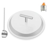 7'' Fire Pit Lid for Solo Stove Mesa XL Tabletop Fire Pit, Made of Stainless Steel for Tabletop fire Pit, Wear-Resistant, Excellent Durability, Corrosion-Resistant, High Temperature Resistance