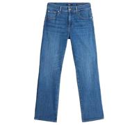 7 For All Mankind Women's Calie Straight Ankle Nevada Jeans, Mid Blue, 26 W