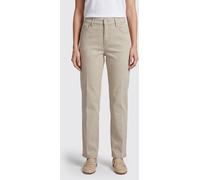 7 FOR ALL MANKIND Cream Stretch-Cotton Denim Straight Jeans - Size: 24 - female