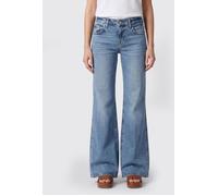 7 FOR ALL MANKIND High-Waisted Cotton-Stretch Denim Flare Jeans - Size: 26 - female