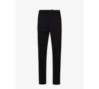 7 For All Mankind Mens 7 For All Mankind Travel Regular-Fit Tapered Stretch-Jersey Trousers Black 33
