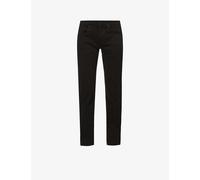 7 for All Mankind Mens Black Standard Luxe Performance Slim-fit Straight-leg Stretch-denim Jeans 30
