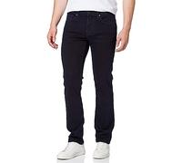 7 For All Mankind Men's Slimmy Luxe Performance Eco Blue Black Jeans, Dark Blue, 28