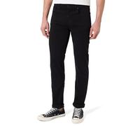7 For All Mankind Men's Slimmy Luxe Performance Plus Black Jeans, 34W