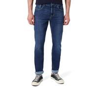 7 For All Mankind Men's Slimmy Tapered Grapevine Jeans, Mid Blue, 40 W