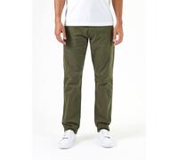 7 FOR ALL MANKIND Mens Straight Comfort Twill Chino Trousers In Nori Green Mens Clothing Size: W34, Colour: Green Fabric