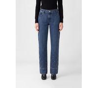 7 FOR ALL MANKIND Straight Denim Jeans With Studs - Size: 28 - female