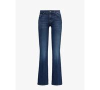 7 For All Mankind Womens 7 For All Mankind Bootcut Soho Flared-Leg Mid-Rise Stretch-Denim Jeans Soho Dark 30