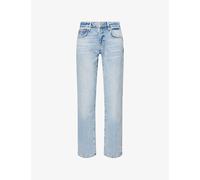 7 For All Mankind Womens 7 For All Mankind Calie Straight-Leg Low-Rise Denim Jeans Ode To 26