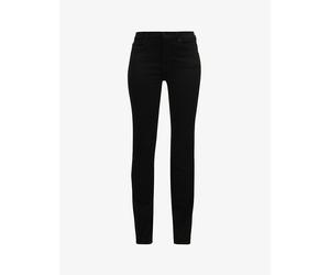 7 For All Mankind Womens 7 For All Mankind Roxanne Skinny Mid-Rise Stretch-Denim Jeans Black 25