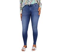 7 For All Mankind Women's Hw Skinny Jeans, Blue (Mid Blue RL), W32/L30 (Size: 32/30)