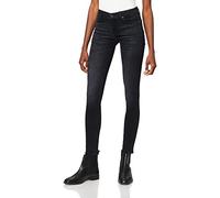 7 For All Mankind Women's The Skinny Slim Illusion Upbeat Jeans, Black, 24 W/30 L