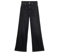 7 For All Mankind Women's Ultra High Rise Jo Bottomline Jeans, Black, 25 W