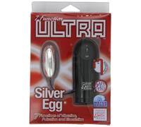 7 Function Ultra Vibrating Egg Silver