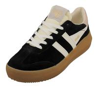 Gola Athena Womens Fashion Trainers in Black Off White - 7 UK