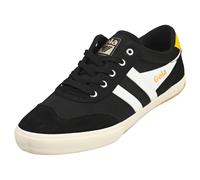 (7) Gola Badminton Mesh Mens Casual Trainers in Black White