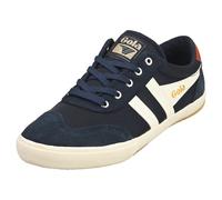 (7) Gola Badminton Mesh Mens Casual Trainers in Navy Off White