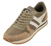 Gola Daytona Chute CMB363 Mens Fashion Trainers Khaki/Tobacco/White Standard Fit 7