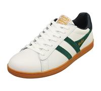 (7) Gola Equipe Ii Mens Casual Trainers in White Green