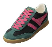 (7) Gola Firefly Womens Fashion Trainers in Black Pine Fuchsia