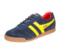 Gola Men's Harrier Suede Low-Top Sneakers, Blue (Navy/Sun/Red Py), 7 UK (41 EU)