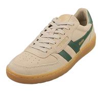 Gola Women's Hawk Suede '86 Sneaker, Bone/Evergreen/Gum, 7 UK