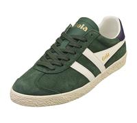 Gola Medallist Womens Casual Trainers in Green Off White - 7 UK