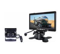7" HD Rear View Monitor+ Dual Backup Camera Night Vision System For RV Truck Bus Rear View Camera