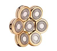 7 Heads Electric Shaver Blades, Floating Washable Blade Electric Razor Shaver Head Replacement For Men(Gold)