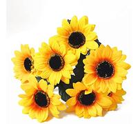 7 Heads Sunflowers Artificial Flowers Bouquet for s Home Decoration/Wedding Decor