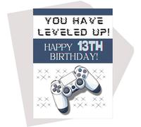 7 Hills Cards - Gamers Birthday Card, Video game birthday card, Birthday card for boy, birthday card for grandson (13th)