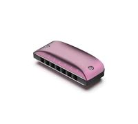 7-hole blues mini harmonica a beautiful gift with free lanyard easy to play instrument (A Bb G F D C key)(D)