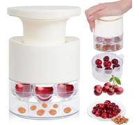 7 Hole Cherry Pitter Quick Pit Removal Food Safe Perfect for Home Kitchen Baking Jam Making Easy Clean Fruit Tool