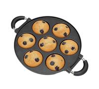 7-Hole Donut Baking Pans, Non-Stick Aluminum Donut Maker Tray | Oven And Airfryer Safe Bakeware, Multipurpose Cooking Tool For Frying Baking Breakfast Home Kitchen Storage Bakers Dessert Preparatio