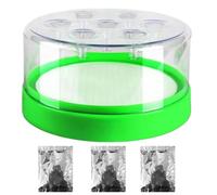 7 Hole Physical Trapping System Reusable Fly Trap Transparent Container,Funnel One Way Entry, Easy to Clean, Trapping for Indoor Outdoor Use Easy to Clean for Home Kitchen Garden 2026
