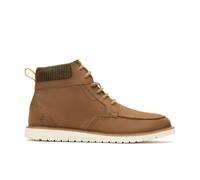 Hush Puppies Men's Jenson Leather Lace-Up Flat Ankle Boots 7 (41) Brown