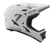 7 iDP M1 MTB Mountain Bike Full Face Lightweight Vented Bicycle Helmet (Matte Grey, XL)