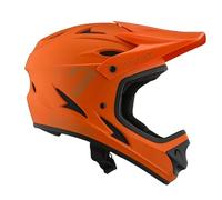 7 iDP M1 MTB Mountain Bike Full Face Lightweight Vented Bicycle Helmet (Matte Orange, Youth Large)