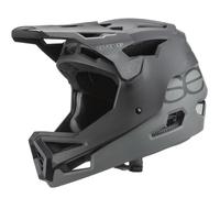 7 iDP P.23 ABS Full Face Mountain Biking Helmet - MTB Downhill & Enduro Cycling Helmet with 23 Vents, Crash Release Visor & Goggle Dock - Multiple Sizes & Colours (Black, L)