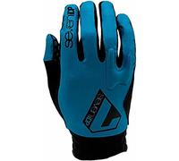 7 iDP Project Full Finger MTB Cycling Racing Gloves (Blue, M)