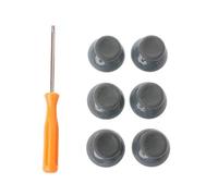 7-in-1 3D Analog Thumb Stick Caps + T8 Screwdriver Tool for Xbox 360 Controller (Gray)