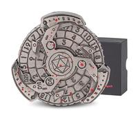 7-in-1 DND Dice Spinner Roulette Polyhedral D&D Dice Dungeons and Dragons Metal Dice Starter Set with Gift Box Spinning Games, Rotating Dice Set for RPG MTG Table Games (Bloodstain)