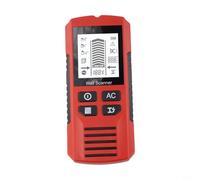7-in-1 Electronic Stud Finder Wall Scanner Detector with LCD Display & Audio Alarm for Wood, Metal, and AC Wiring - Gray(RED)