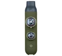 7-in-1 Emergency Survival Safety Whistle, ABS Rescue Whistle with LED Light, Thermometer and Dual Compass, Lightweight Whistle for Hiking, Camping, Outdoor Adventures, with Lanyard